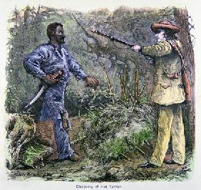 'The Discovery of Nat Turner' (1800-31) (colour litho) 1484