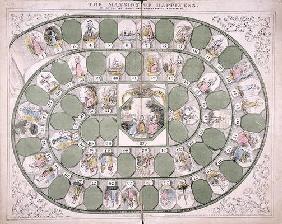 'The Mansion of Happiness' boardgame (colour litho)