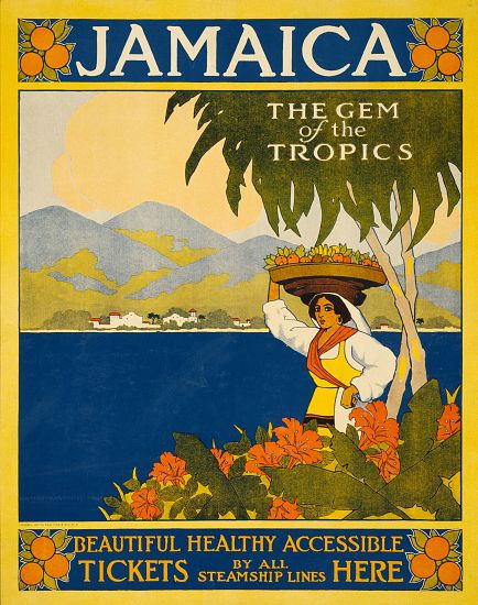 Jamaica Travel Poster von American School, (20th century)