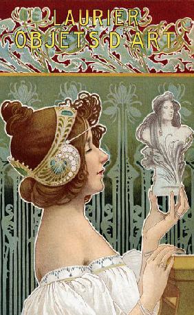 Laurier Objets d'Art Poster 1902