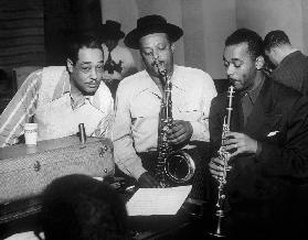 Duke Ellington with Ben Webster and Jimmy Hamilton at Carnegie Hall 1948