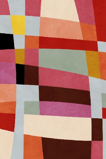 Warme Farben Bauhaus-Geometrie4
