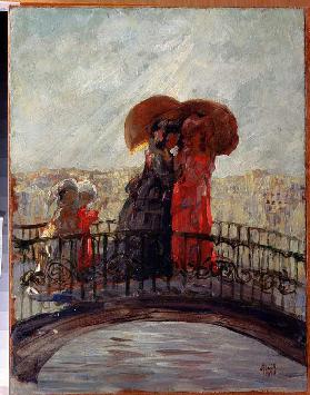 Im Regen 1909