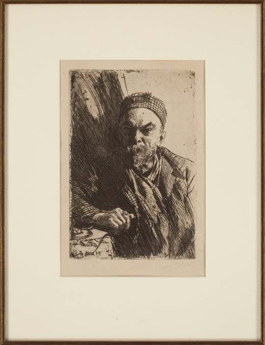 Porträt von Dichter Paul Verlaine (1844-1896) von Anders Leonard Zorn
