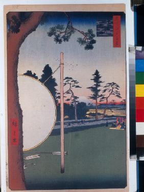 Die Reitbahn von Takata (Einhundert Ansichten von Edo)