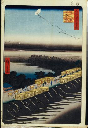 Nihon-Deich vor Yoshiwara (Einhundert Ansichten von Edo)