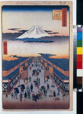 Surugacho (Einhundert Ansichten von Edo)