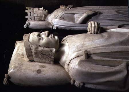 Effigies from the tomb of Charles V the 'Wise' (1338-80) c.1364 von Andre Beauneveu