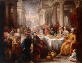Das Gastmahl des Belsazar 1705