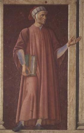 Dante Alighieri (1265-1321) from the Villa Carducci series of famous men and women c.1450