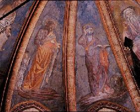 St Matthew and St Mark, from Vault of the Apse in the Chapel of St Tarasius 1442