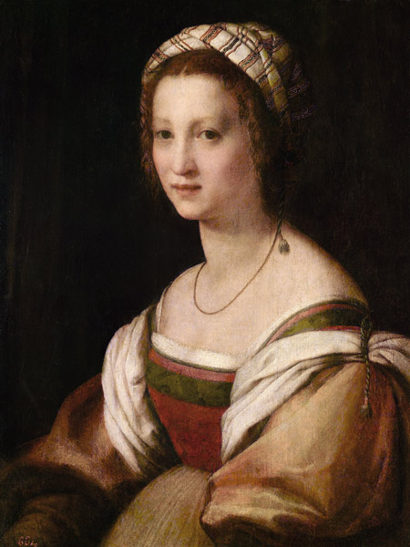 Porträt einer Frau von Andrea del Sarto