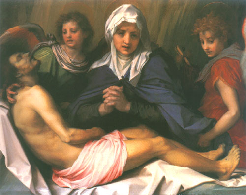 Die Beweinung Christi - Andrea del Sarto als Kunstdruck oder