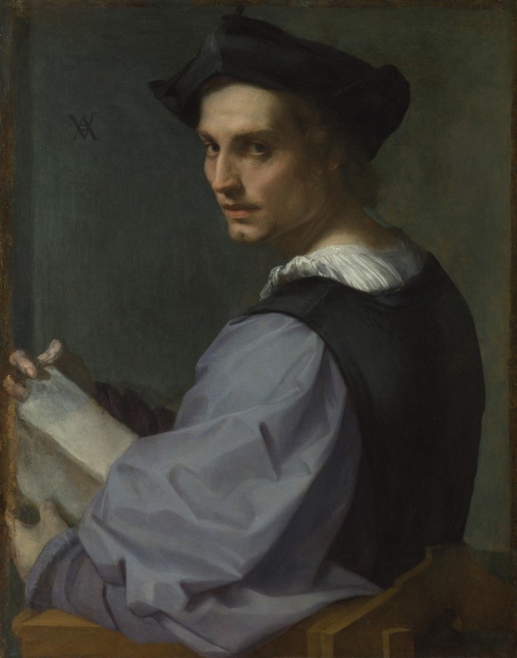 Bildnis eines jungen Mannes von Andrea del Sarto
