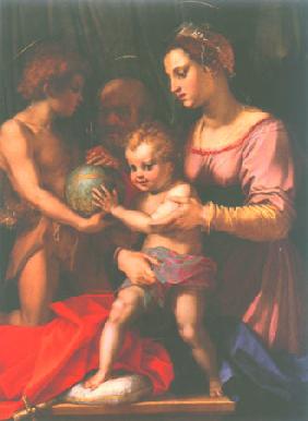 Die Heilige Familie mit Johannes d. Täufer
