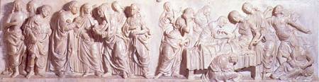 The Death of Francesco Tornabuoni, relief von Andrea del Verrocchio