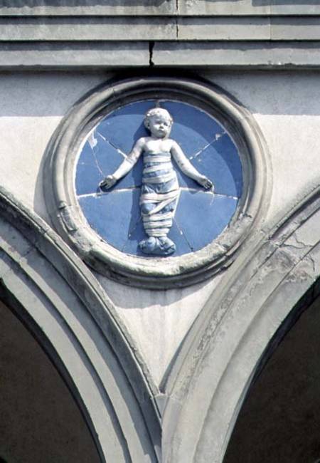 Roundel from the facade von Andrea della Robbia