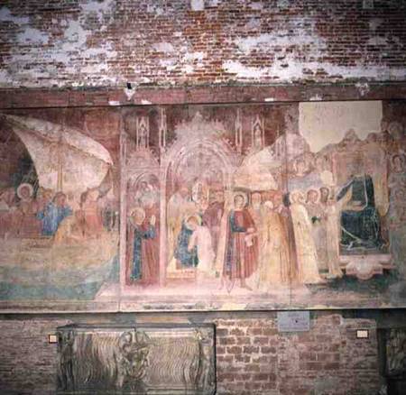 St Ranieri in the Holy Land von Andrea  di Bonaiuto