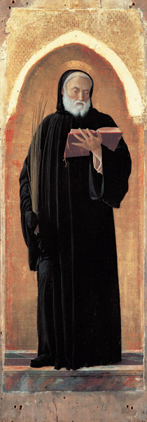 Hl.Benedikt von Nursia von Andrea Mantegna