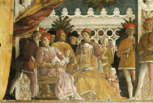 Lodovico Gonzaga u. Familie von Andrea Mantegna