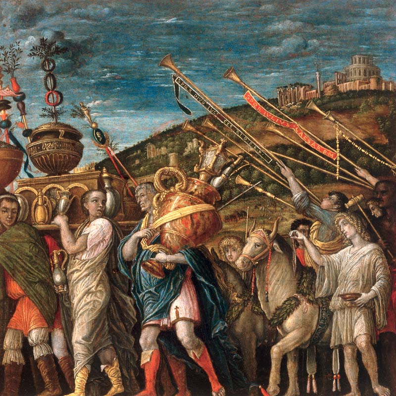 nach Mantegna,  Triumph Cäsars von Andrea Mantegna