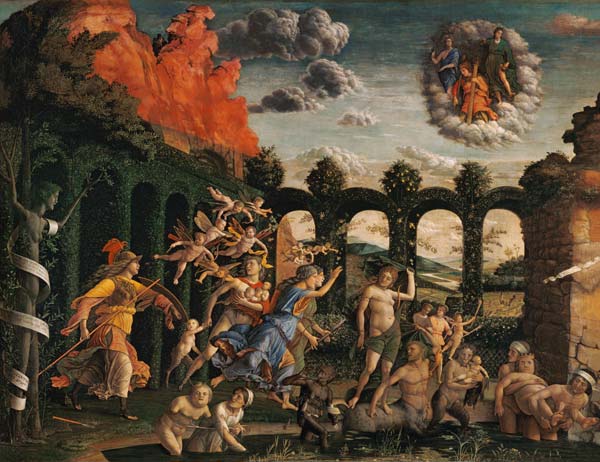 Sieg der Tugend über die Laster von Andrea Mantegna