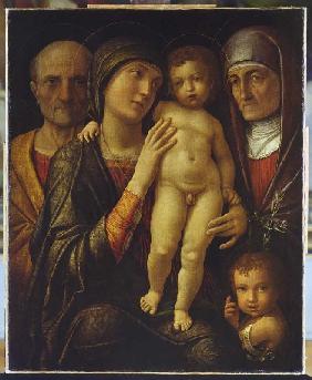 Die hl. Familie mit Elisabeth und dem Johannesknaben 1495/1500