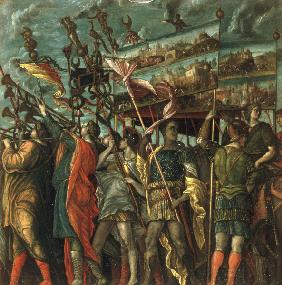nach Mantegna,  Triumph Cäsars