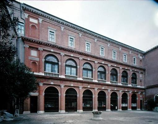 Remaining wing of a monastery, now the Academy of Fine Arts, built 1552 (photo) von Andrea Palladio
