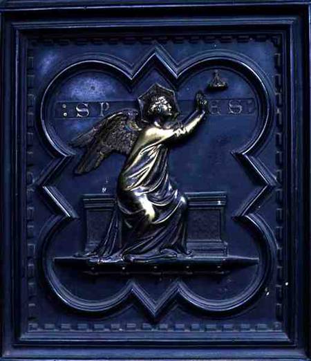 Hope, panel A of the South Doors of the Baptistery of San Giovanni von Andrea Pisano