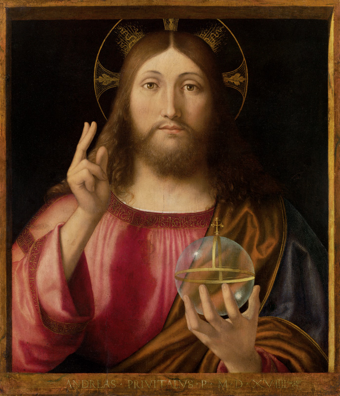 Christ der Erlöser (Salvator Mundi) von Andrea Previtali