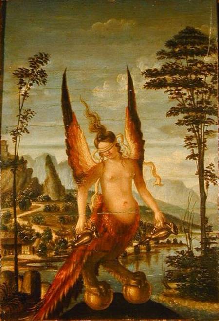 Allegory of Fortune  (formerly attributed to Giovanni Bellini) von Andrea Previtali