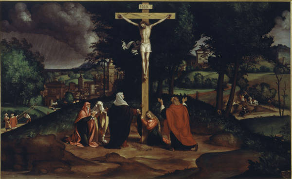 A.Previtali, Christus am Kreuz... von Andrea Previtali