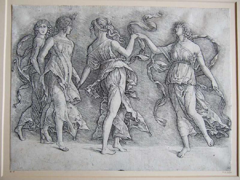 Vier tanzende Musen von Andrea Zoan