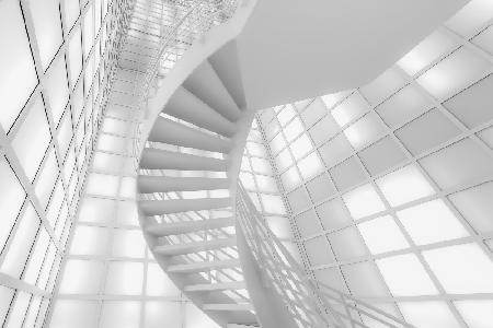 Treppen in Weiß