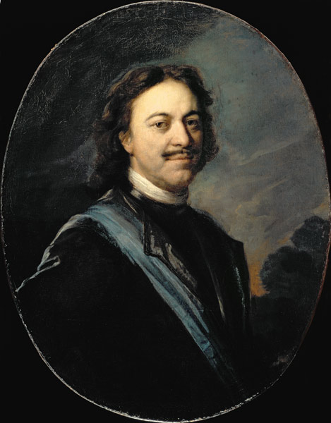 Portrait of Peter I von Andrei Matveyev