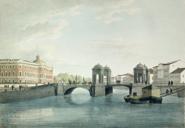 St.Petersburg, Simeonsbrücke von Andrej Jefimowitsch Martynow