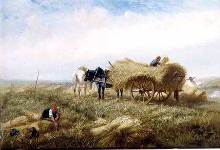 Harvesting, near Boulogne-sur-Mer von Andrew Beavis