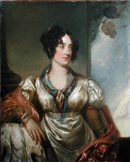 Portrait of Lady Milner (d.1862) von Andrew Geddes