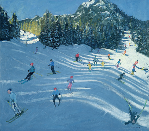 Two Ski-Slopes von Andrew  Macara