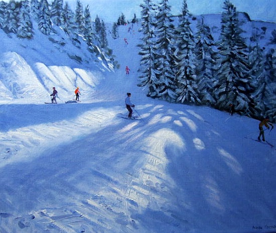 Morzine, ski run von Andrew  Macara