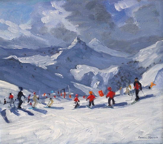 Ski School, Tignes von Andrew  Macara