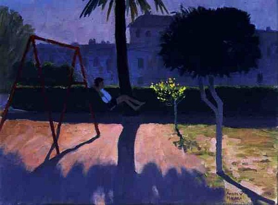 The Swing, Paphos, Cyprus, 1996 (oil on canvas)  von Andrew  Macara