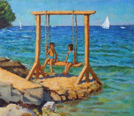 The swing, Funtana, Vrsar, Croatia 2019