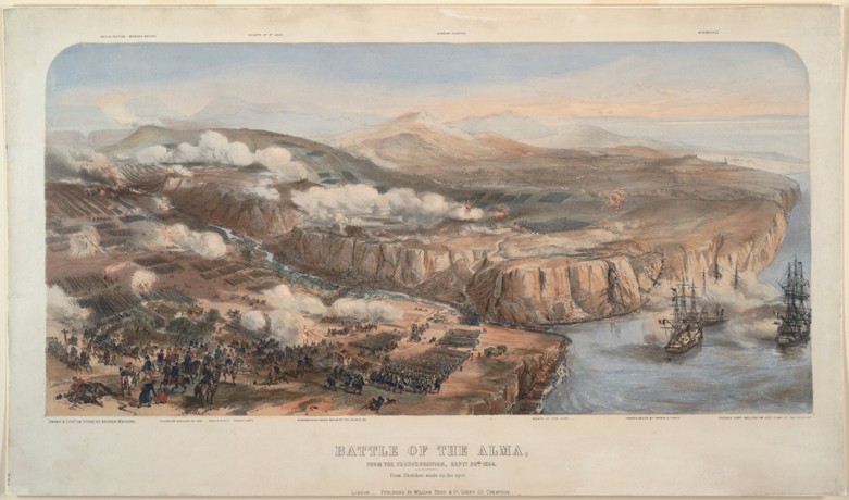 Die Schlacht an der Alma am 20. September 1854 von Andrew Maclure
