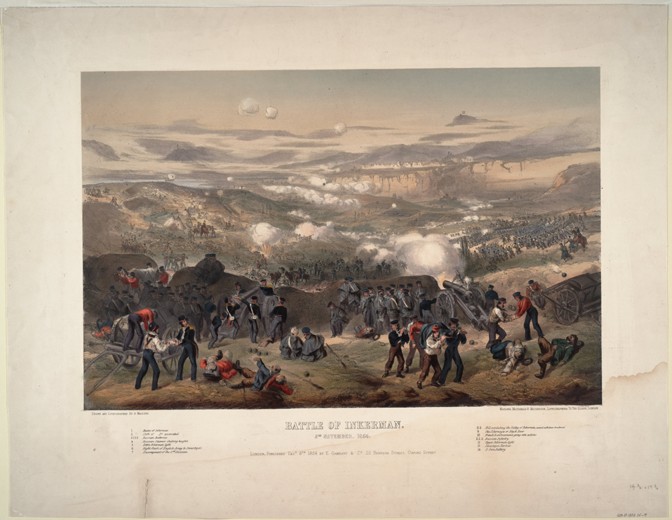 Die Schlacht von Inkerman am 5. November 1854 von Andrew Maclure