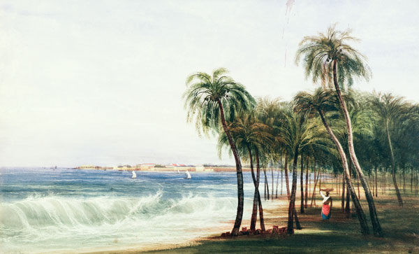 A View of Colombo, Ceylon von Andrew Nicholl