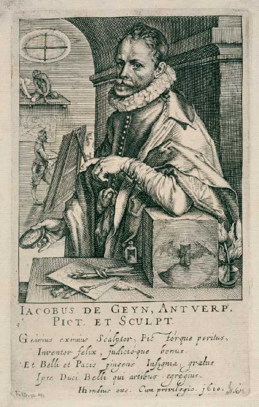 Jaques de Gheyn. von Andries Jacobsz. Stock