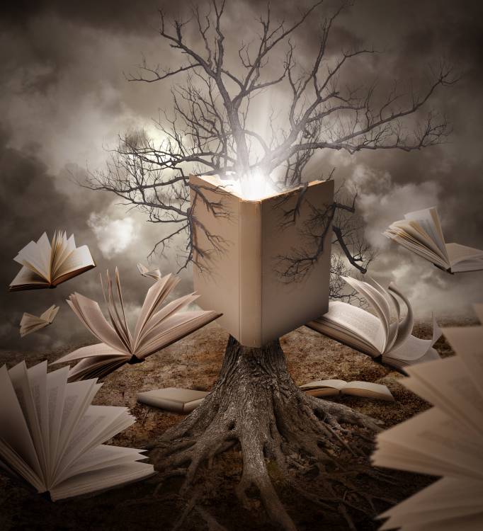Old Tree Reading Story Book von Angela Waye