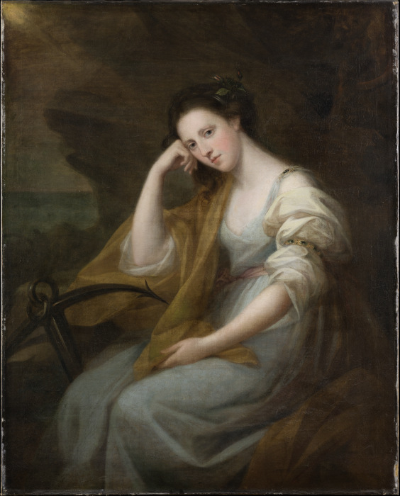 Bildnis der Lady Louisa Leveson-Gower (1749/50-1827), später Baroness Macdonald, als Spes von Angelica Kauffmann